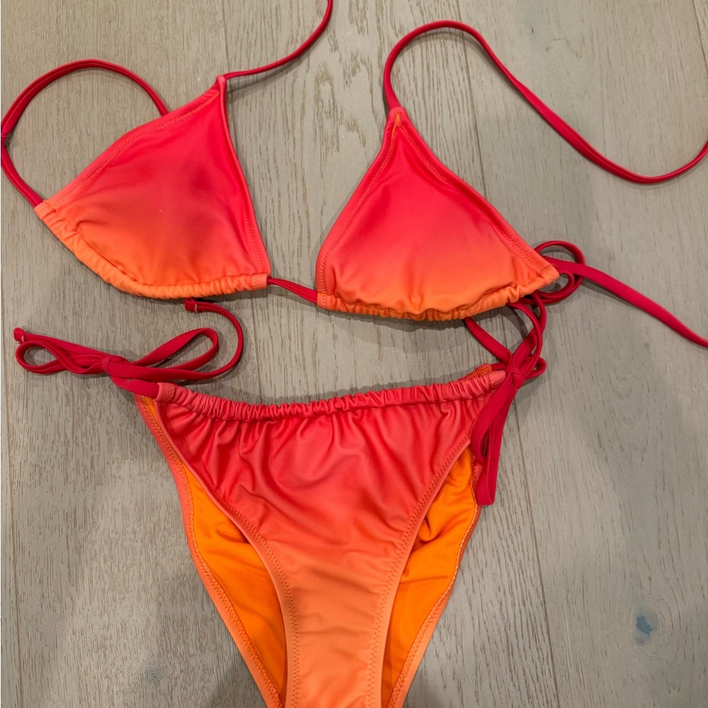 Wild Fable orange bikini set Size S #swimwear #summer NEVER WORN